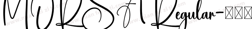 MORSA Regular字体转换